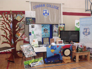 Corran College Enterprise town exhibition