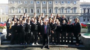 The 3rd year Coláiste Pobail Acla CSPE class visited the DÁIL as part of their action project. The students’ visit was facilitated by Minister Michael Ring.