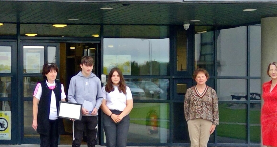 Mohill Community College Leaving Cert student celebrates full attendance Primary and Second Level – 13 years of commitment to education