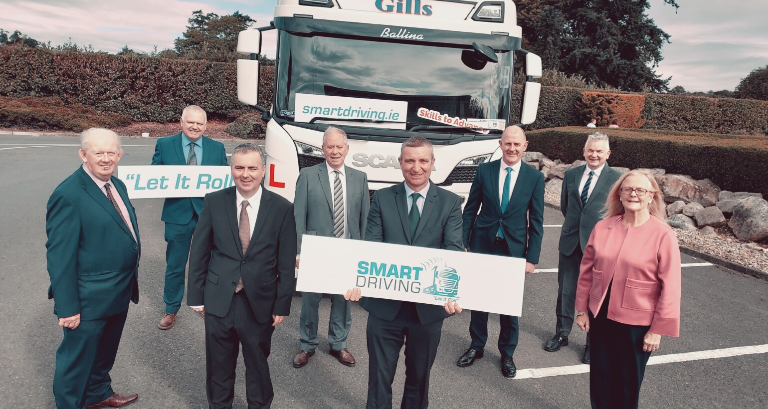 Minister of State Niall Collins TD launches a new innovative Eco Driving programme for professional HGV drivers