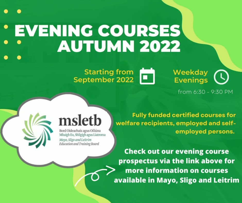 Evening Course Prospectus Autumn/Winter 2022
