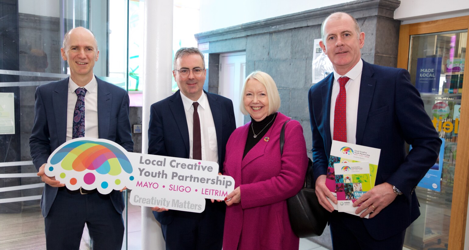 Launch of the Mayo, Sligo and Leitrim Local Creative Youth Partnership at The Dock Arts Centre, Carrick on Shannon