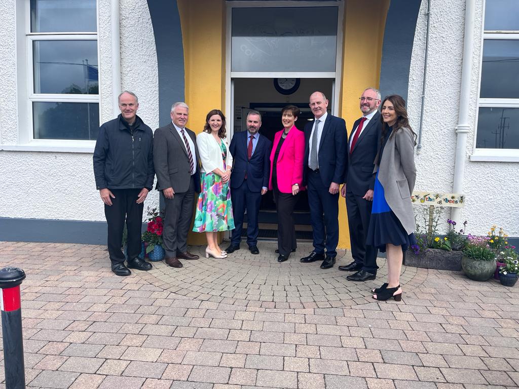 Minister for Education Norma Foley, TD, visits Coláiste Iascaigh to open new building extension