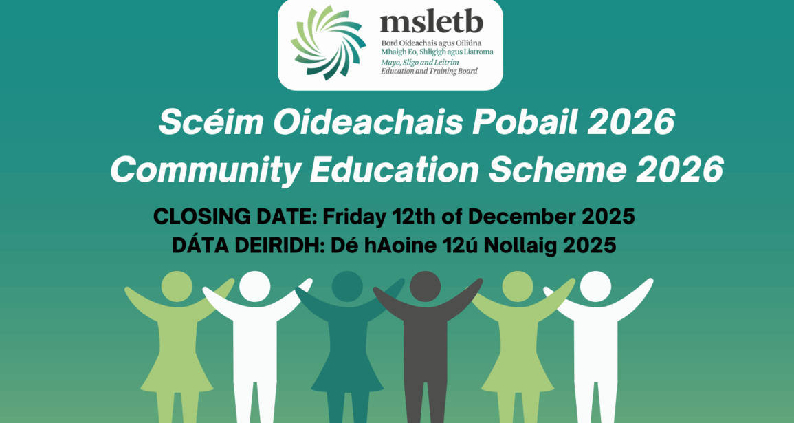 Community Education Scheme 2026
