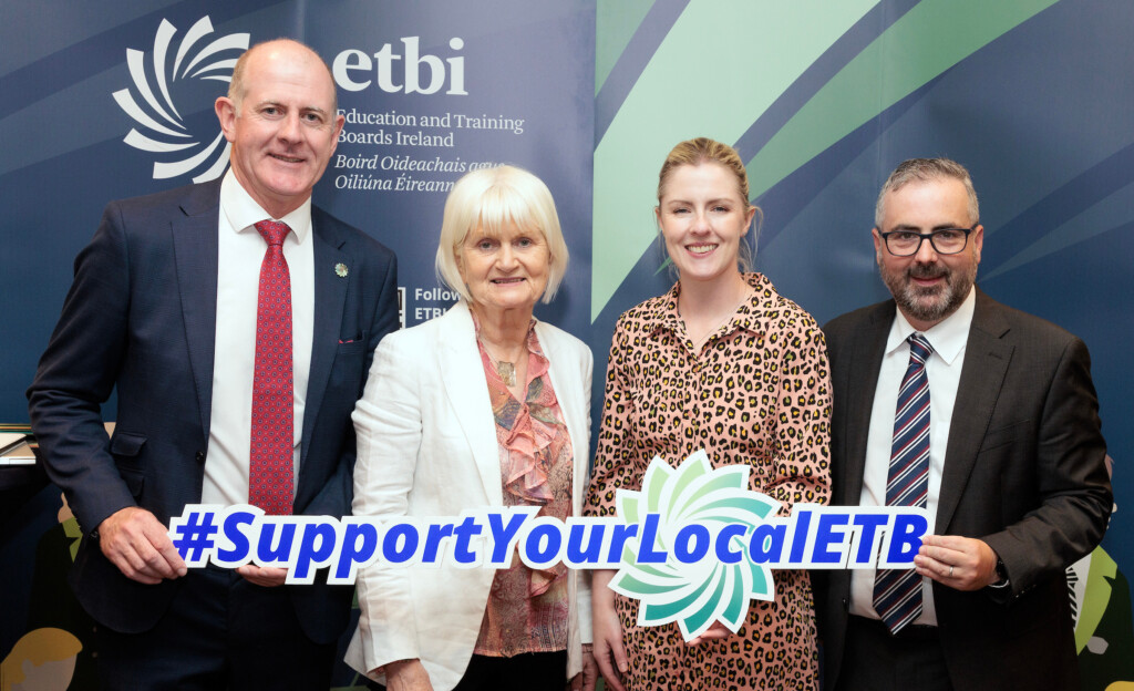 MSLETB Chief Executive Tom Grady, Marion Harkin TD, Senator Lisa Chambers and MSLETB Director of Further Education and Training, Peter Egan