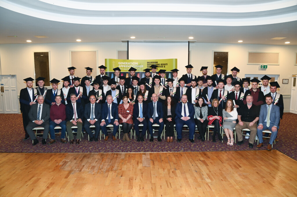 Group of graduates and staff of Mayo Sligo and Leitrim Education and Training Board